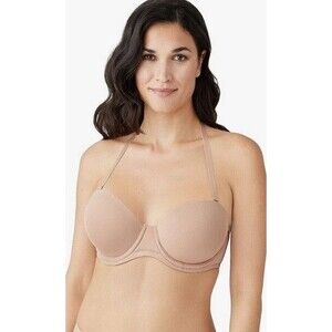 NWT Wacoal Women's Red Carpet Strapless Convertible Bra 32DD Beige
